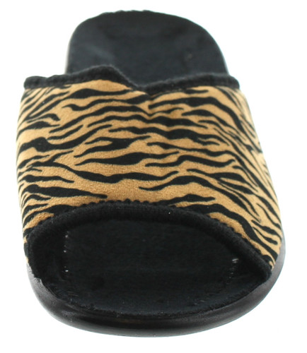 Sc Home Collection Womens Open Toe Animal Print Slippers