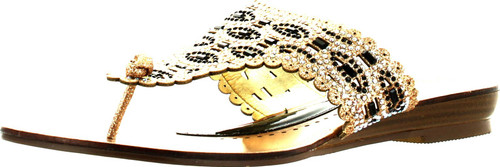 Extreme Womens Sima Fashion Glitzy Flip Flop Sandals