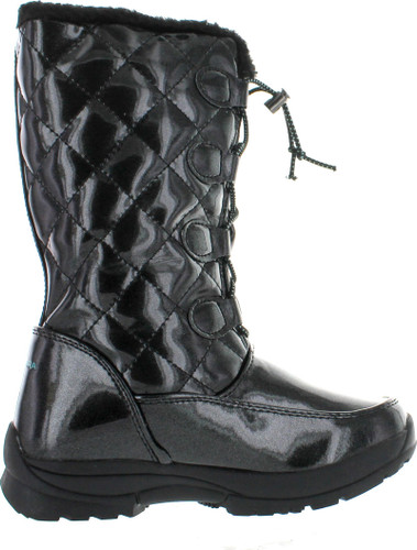 Tundra Girls Sparkles Fashion Quilted Snow Boots