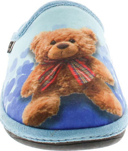 Sc Home Collection Womens 18017 Heart Teddy Cozy House Slippers Made In Europe