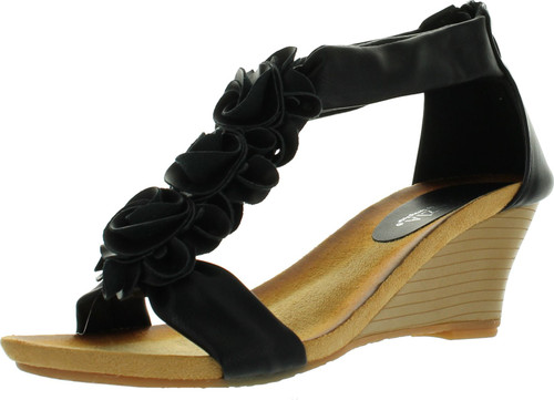 Patrizia By Spring Step Womens Harlequin Fashion Wedge Sandals