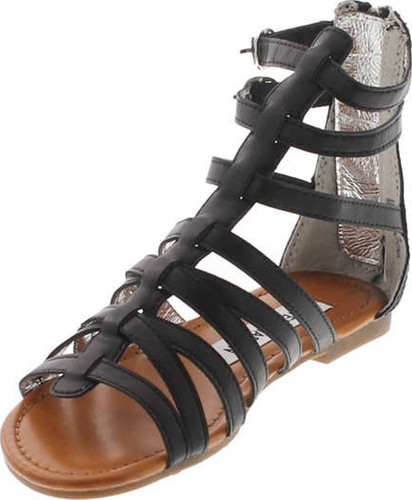 Steve Madden Brand Plato Girls Gladiator Fashion Sandals