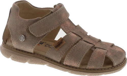 Primigi Girls Leather Protective Toe And Closed Back Fashion Sandals