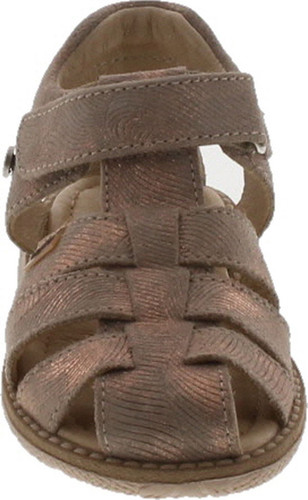 Primigi Girls Leather Protective Toe And Closed Back Fashion Sandals
