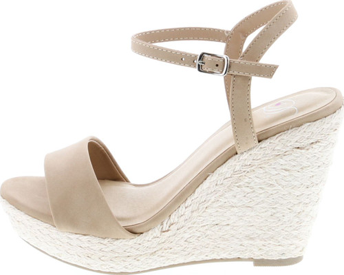 Delicious Womens Freesia Fashion Wedge Espadrille Sandals
