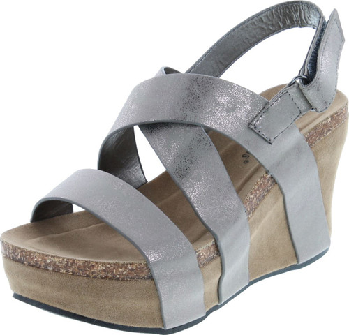 Pierre Dumas Women's Hester-5 Vegan Leather Strappy Wedge Sandals