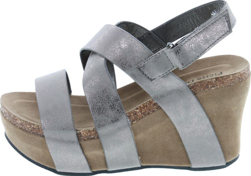 Pierre Dumas Women's Hester-5 Vegan Leather Strappy Wedge Sandals