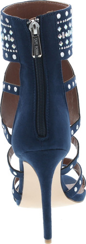 Cape Robbin Blaire-5 Womens Open Toe Strappy Cuff Stiletto High Heel Rhinestone Sandals