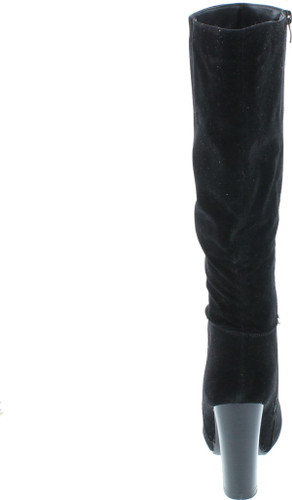 Refresh Women's Ringo-03 Knee High Side Zipper Closure Chunky High Heel Dress Boots