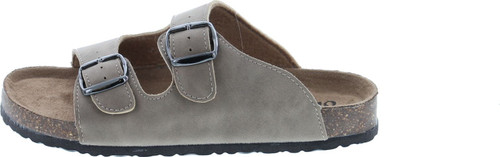 Outwoods Women's Bork-46 Vegan Leather Adjustable Double-Strap Slip-On Sandals