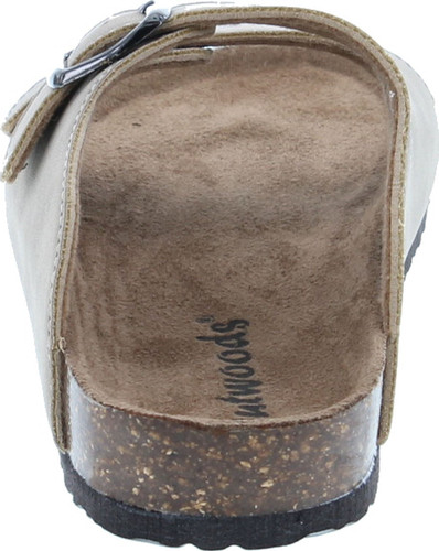 Outwoods Women's Bork-46 Vegan Leather Adjustable Double-Strap Slip-On Sandals