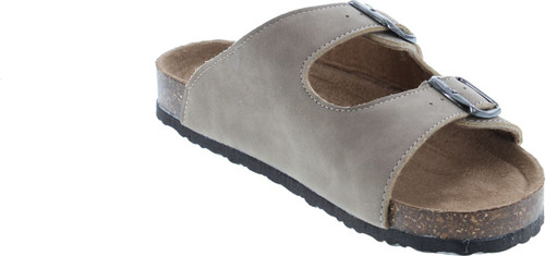 Outwoods Women's Bork-46 Vegan Leather Adjustable Double-Strap Slip-On Sandals