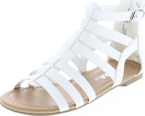 Soda Dixon 2A Little Girls Strappy Peep Toe Gladiator Sandals