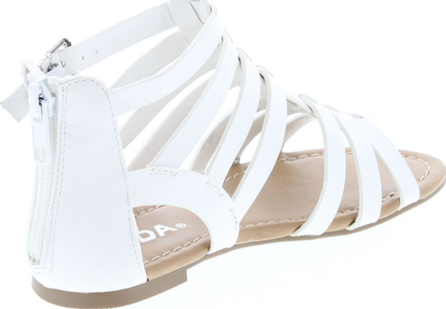 Soda Dixon 2A Little Girls Strappy Peep Toe Gladiator Sandals