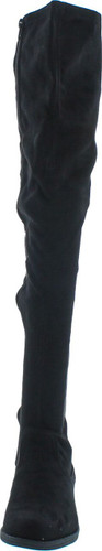 Bamboo Montana-53 Women's Stretch Side Zipper Snug Fit Thigh High Riding Boots