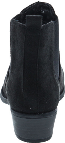 Refresh Women's Tildon-03 Low Heel Slip On Solid Ankle Boot