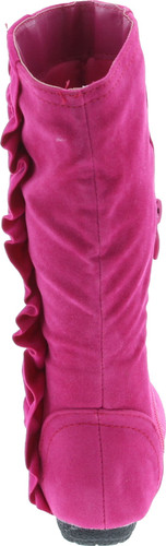 Kali Footwear Girls Event Jr Faux Suede Ruffle Boots
