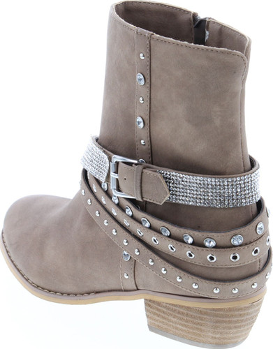 Not Rated Jet Setter Womens Faux Leather Fashion Ankle Boots