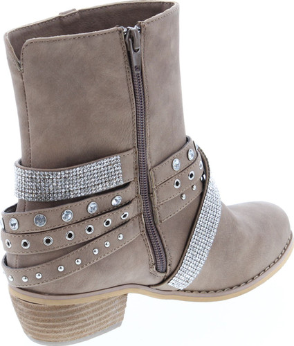 Not Rated Jet Setter Womens Faux Leather Fashion Ankle Boots