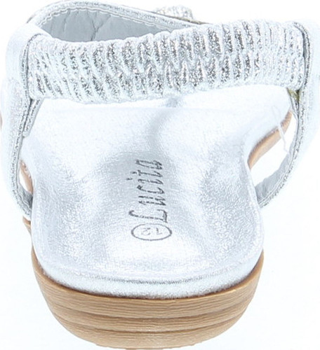 Lucita Crab Crab-1809Km Little Girls Gladiator Rhinestone Comfort Flat Sandals