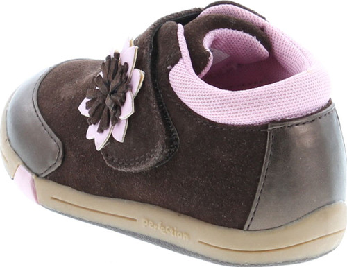 Jumping Jacks Girls Baby Flower Lightweight First Walker Shoes