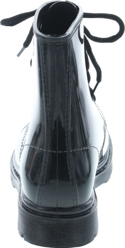 Air Balance Womens Lace Up Mid Combat Rain Boots