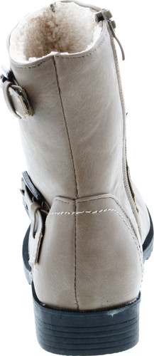 Static Footwear Girls Mid Height Fashion Combat Boots