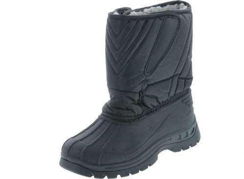 Static Footwear Kids Easy Slip On Waterproof Warm Winter Boots