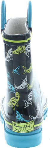 Western Chief Kids Shark Bite Fashion Rain Boots