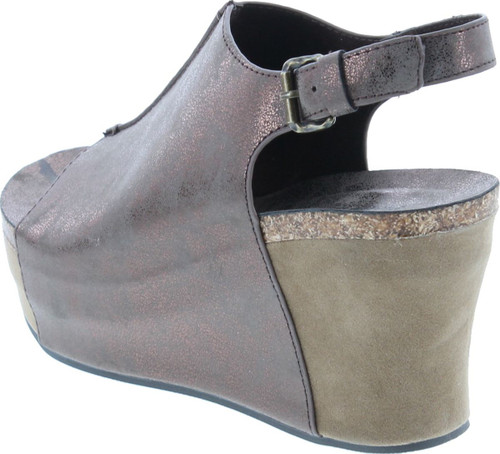 Pierre Dumas Hester-14 Women Low Wedge With An Adjustable Side Buckle Sandals