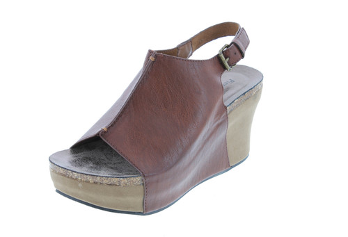 Pierre Dumas Hester-14 Women Low Wedge With An Adjustable Side Buckle Sandals