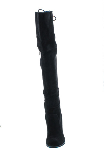 Chase & Chloe Max-2 Women's Over The Knee Thigh High Suede Chunky Heel Boot