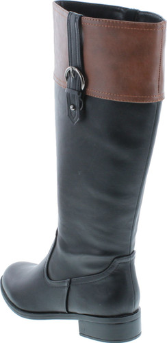 Soda Womens Visa Two Tone Harness Riding Boots