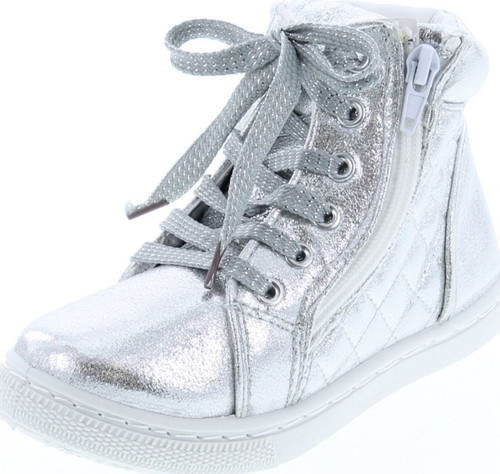 Static Footwear Girls Fashion High Top Lace Up Sneakers