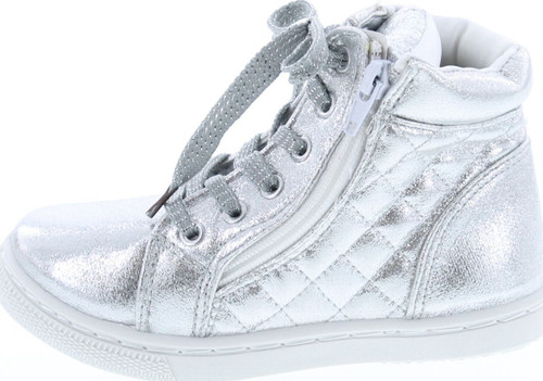 Static Footwear Girls Fashion High Top Lace Up Sneakers