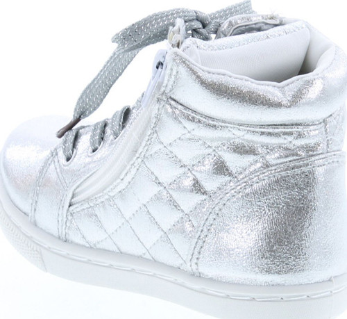Static Footwear Girls Fashion High Top Lace Up Sneakers
