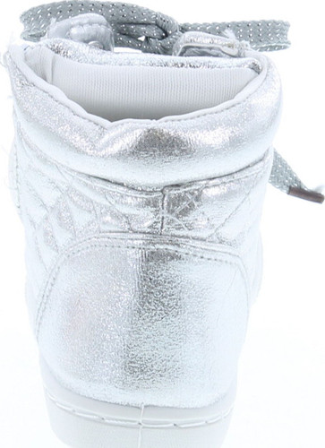 Static Footwear Girls Fashion High Top Lace Up Sneakers