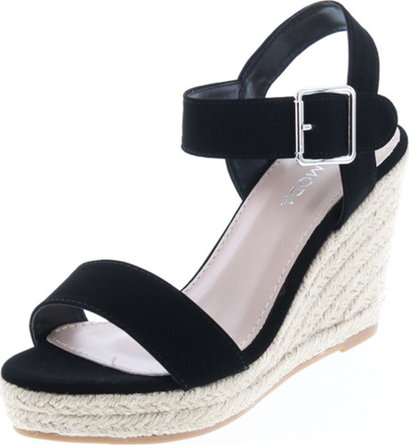 Top Moda Womens Tatum-72 Wedge Ankle Strap Espadrille Sandals