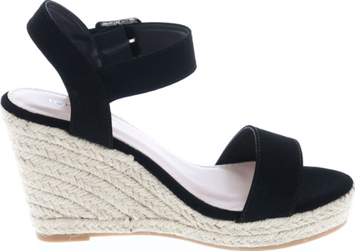 Top Moda Womens Tatum-72 Wedge Ankle Strap Espadrille Sandals