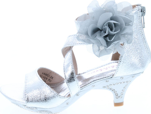 Bella Marie Girls Vamo-2K Fashion Heel Dress Sandals