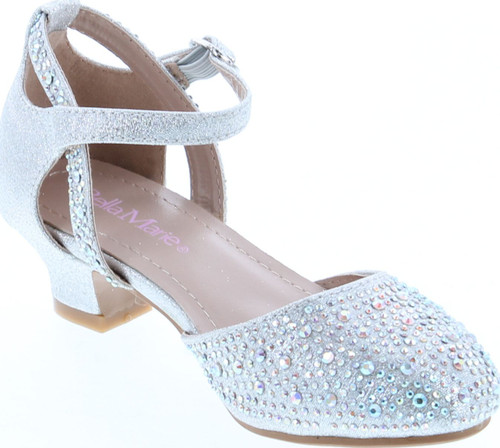 Bella Marie Girls Hunts-11K Low Heel Dress Party Sandals