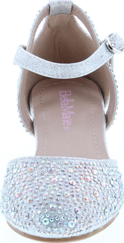 Bella Marie Girls Hunts-11K Low Heel Dress Party Sandals