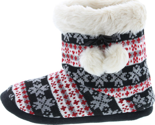 Sc Home Collection Womens Knit Fashion House Slippers