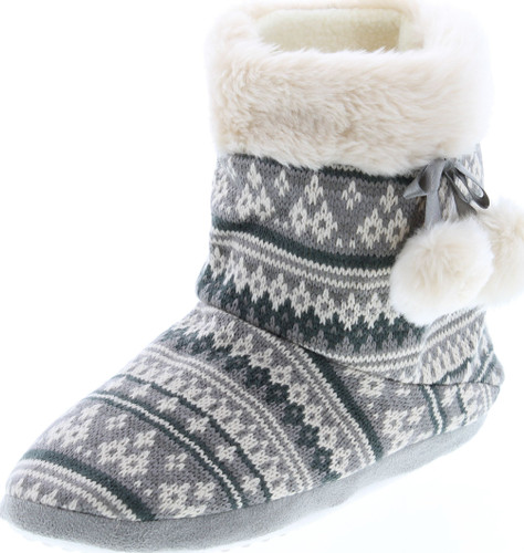 Sc Home Collection Womens Knit Fashion House Slippers