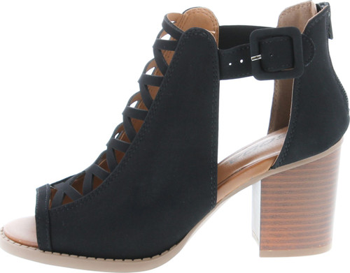 Soda Womens Fahsoin Aran Open Toe Heel Sandal