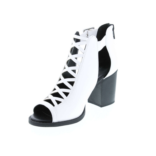 Soda Womens Fahsoin Aran Open Toe Heel Sandal