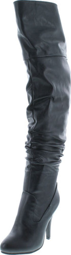 Forever Link Focus-33 36 Women's Fashion Stylish Pull On Over Knee High Sexy Boots