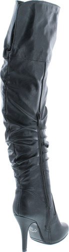Forever Link Focus-33 36 Women's Fashion Stylish Pull On Over Knee High Sexy Boots