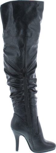 Forever Link Focus-33 36 Women's Fashion Stylish Pull On Over Knee High Sexy Boots