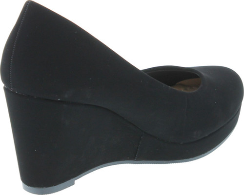 City Classified Womens Thomas Comfortable Office Dress Platform Wedge Heel